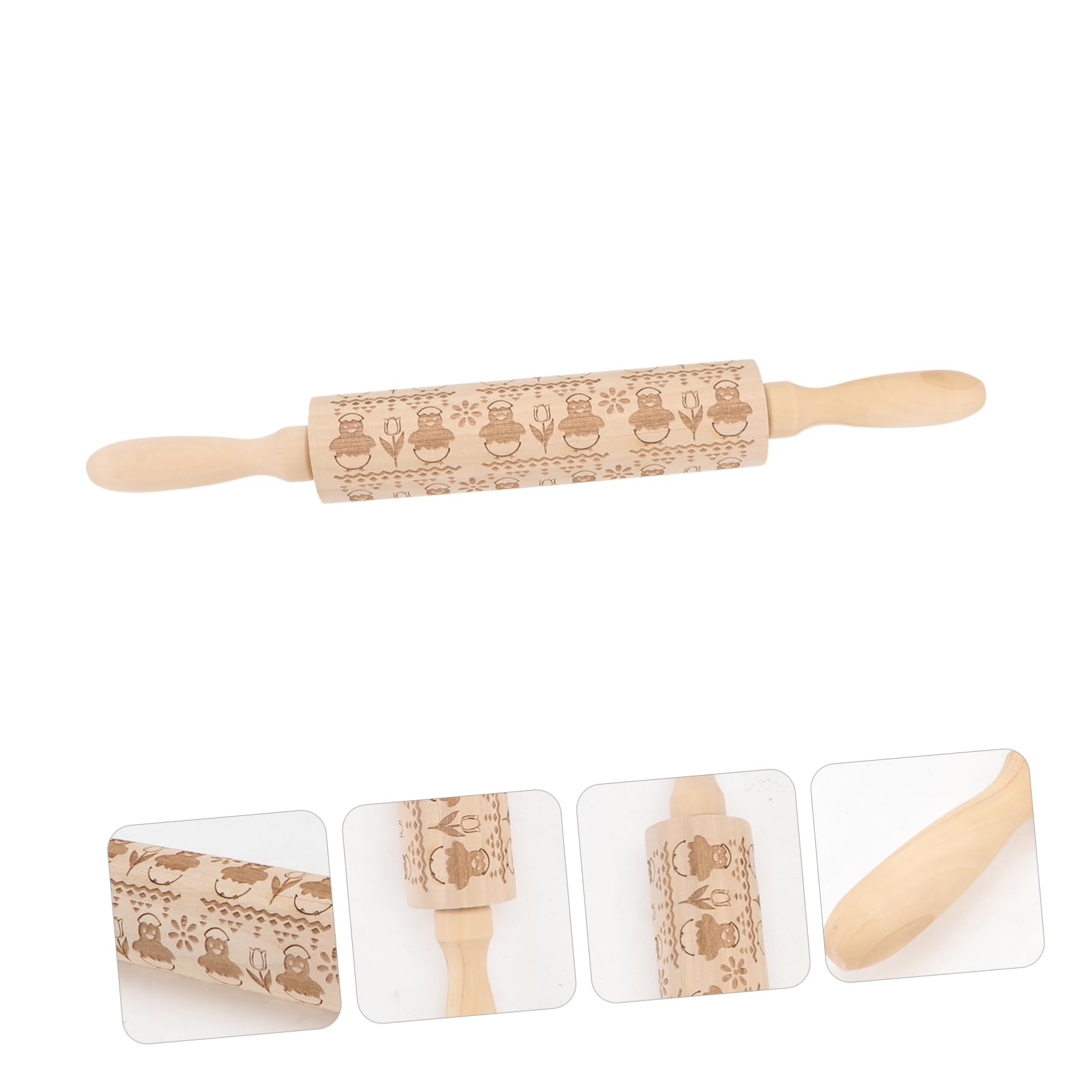 Amosfun 3 Piezas Rodillo De Pascua Rodillos Decorativos Rodillos Para Pasador De Rodillo Alfiler Rodillo Para Pizza Rodillo De Mármol Rodillo Para Hornear Rodillo Grabado De Madera Khaki