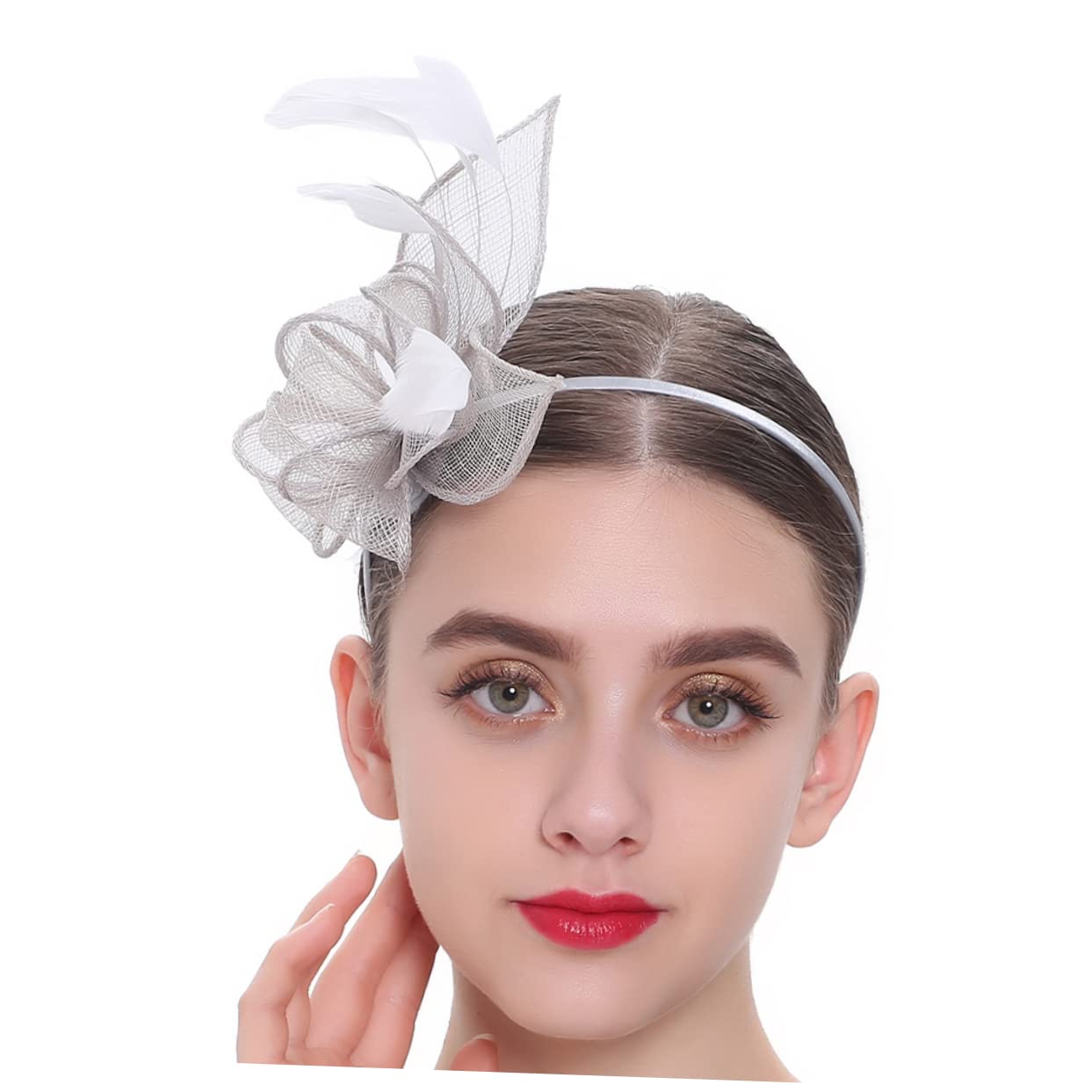 VALICLUD 5stücke Fascinator Haarreif Mit Kleinem Hut Für Tea Party Cocktail Und Besondere Anlässe Eleganter Haarschmuck Für Damen Und Mädchen Vielseitig Kombinierbar Und Bequem Zu