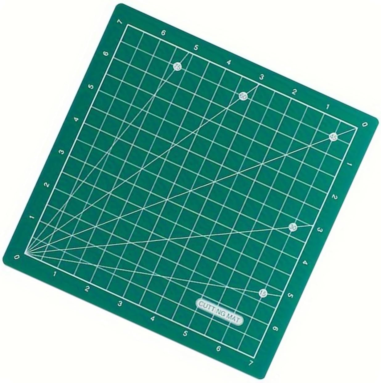 Multipurpose Cutting Mat Double Sided Craft Cutting Mat Gridded Rotating Cutting Board Mat for Sewing, Quilting Project