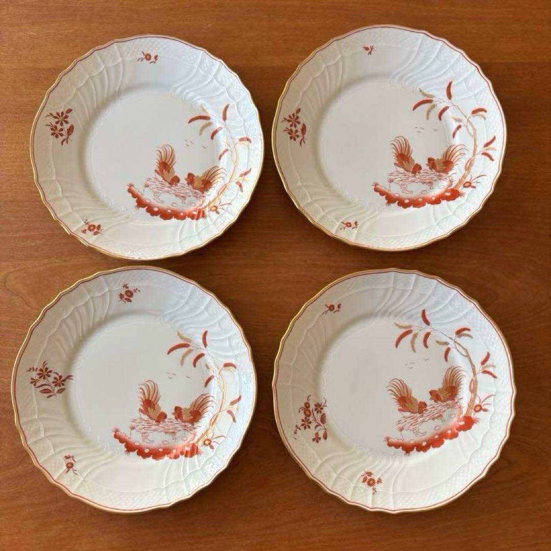 リチャードジノリ　コックドール　プレート4枚セット リチャードジノリ コックドール プレート4枚セット リチャードジノリ