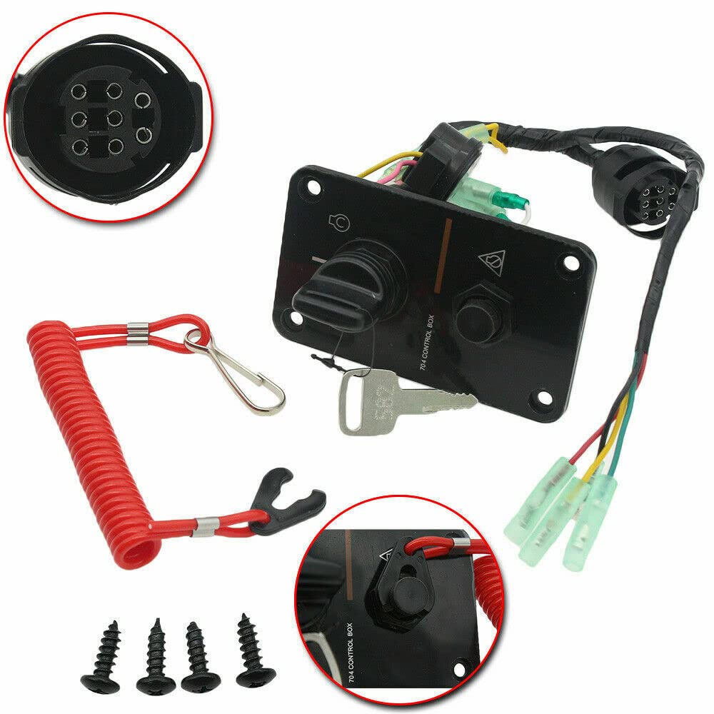 Outboard Motor Support Yamaha Outboard Ignition Key Switch Panel - On ...