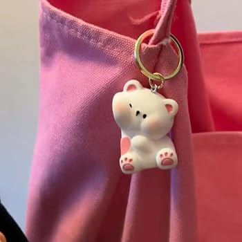 Amazon.co.jp: 磁気クマキーホルダーセット - カップルキーホルダー