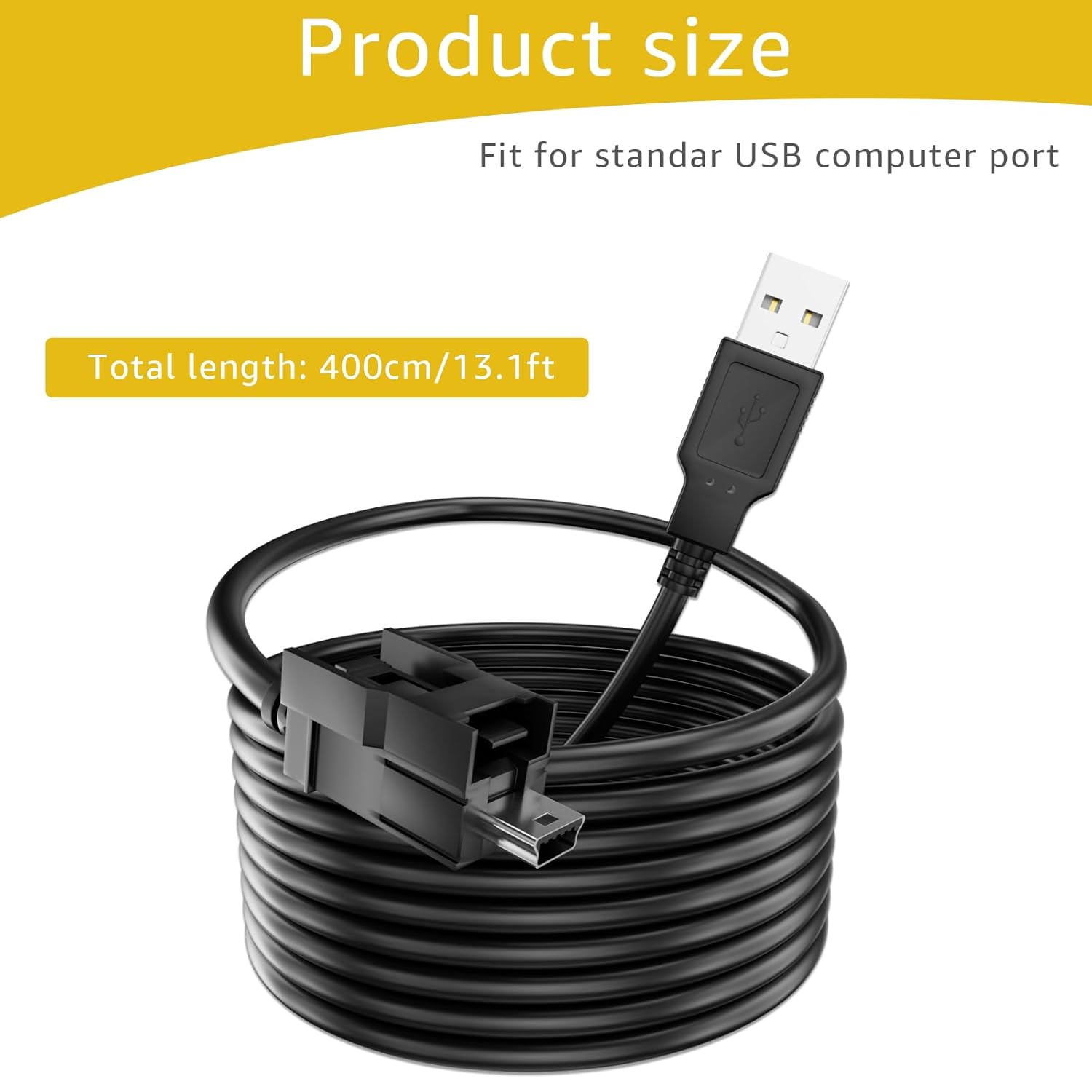 404032 USB Cable Replacement for Nexiq USB Link 2 3 for Cummins Inline 7, Compatible with Standard USB Computer Ports(2 Pcs)