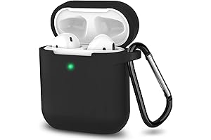 Full Protection AirPods Case, Compatible with AirPods 1 & 2, Durable Silicone...