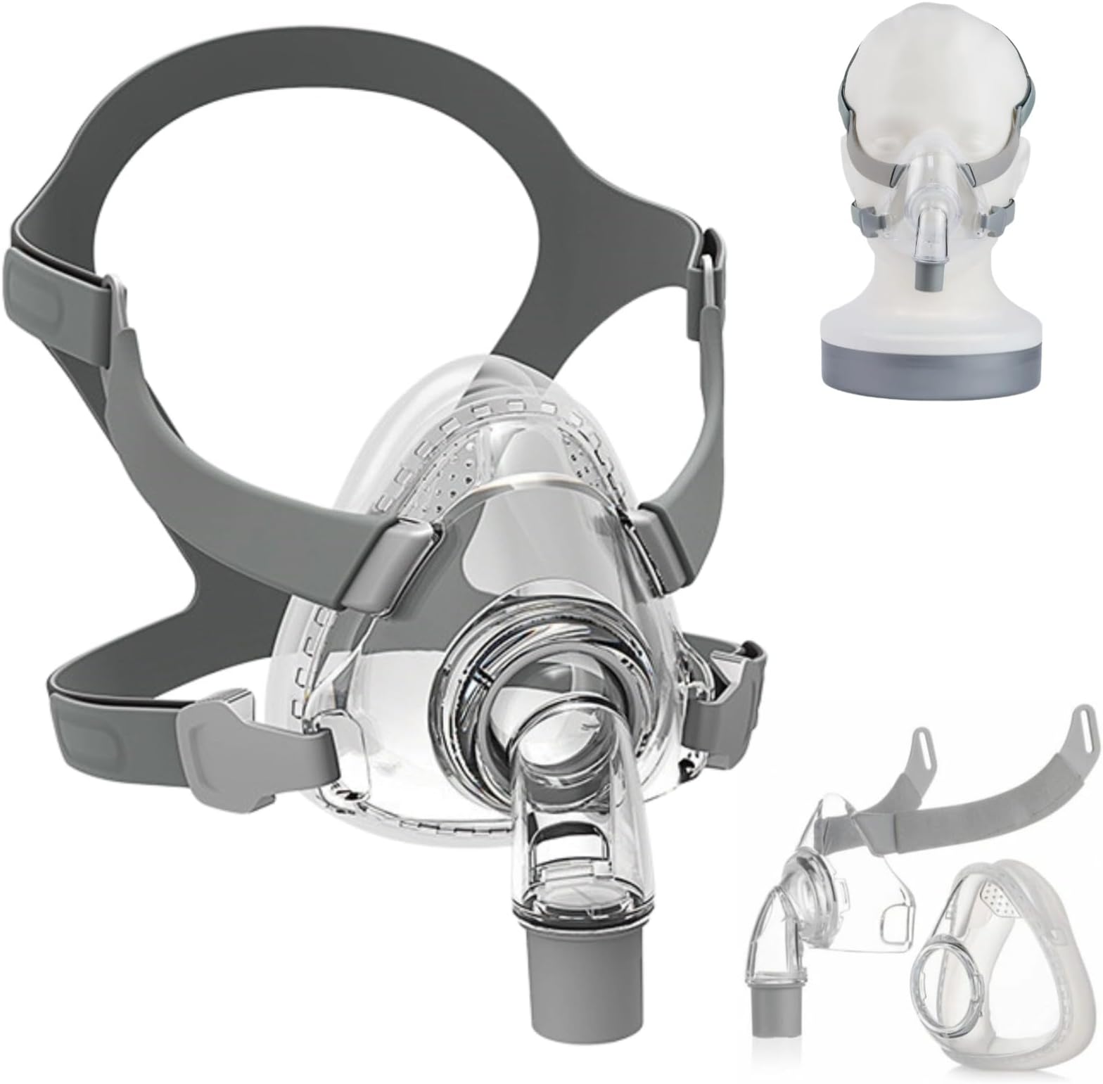 Amazon.com: CPAP Mask, Universal Full Face CPAP Masks Replacement Set ...