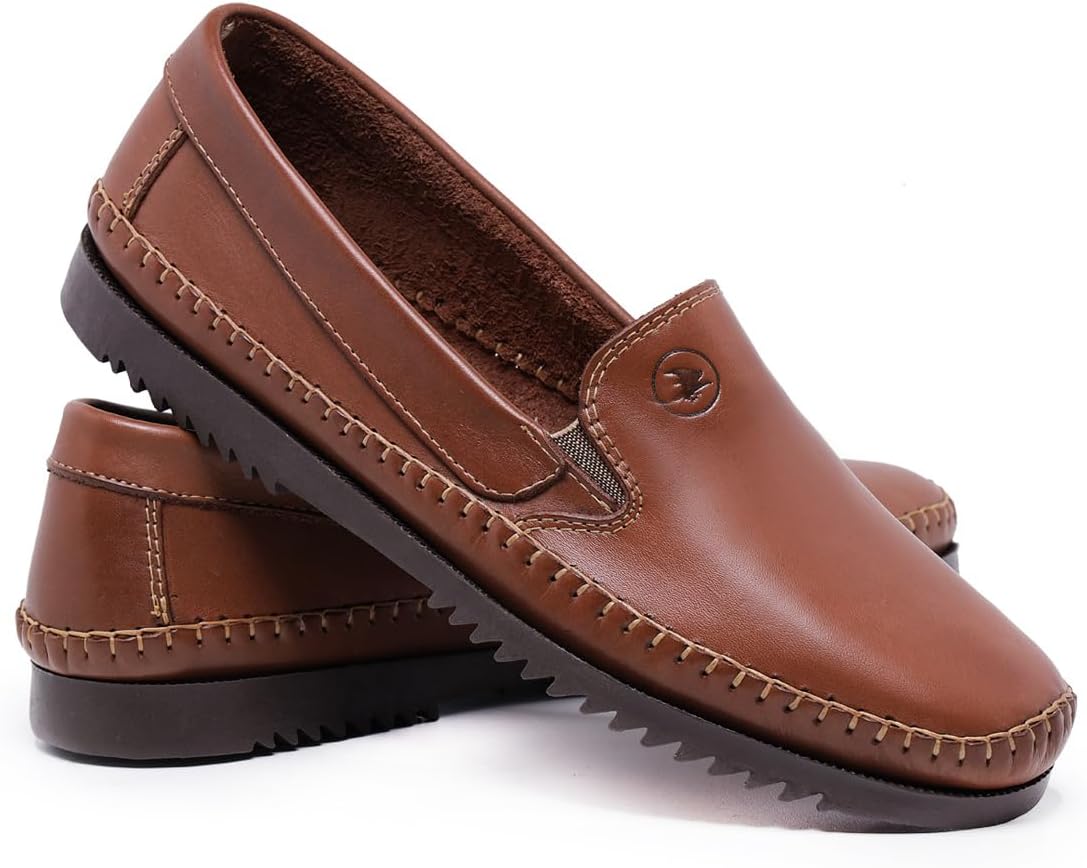 Mocassim Masculino Dockside Venture Couro Legítimo Blaqueado 2020