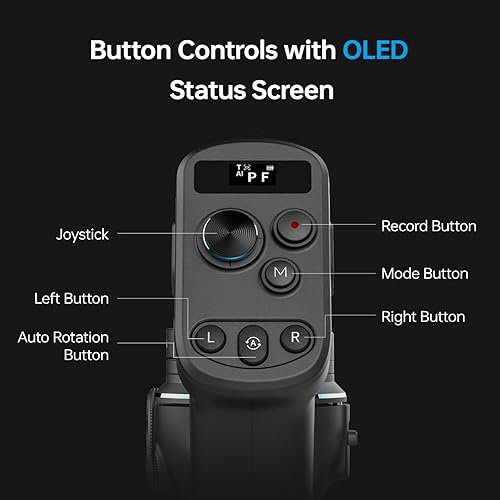 Miniatura 3 de FeiyuTech SCORP-C2 Estabilizador de cámara cardán de mano para DSLR y cámara sin espejo para Sony/Canon/Nikon/Panasonic/Fujifilm, seguimiento AI,