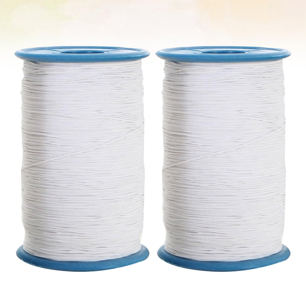 Hilo de Coser para Ropa y Disfraces 2 Piezas Núcleo Elástico de Poliéster Resistente para Pantalones Costura Uniforme Enredos Uso Confección y Color Color Aleatorio