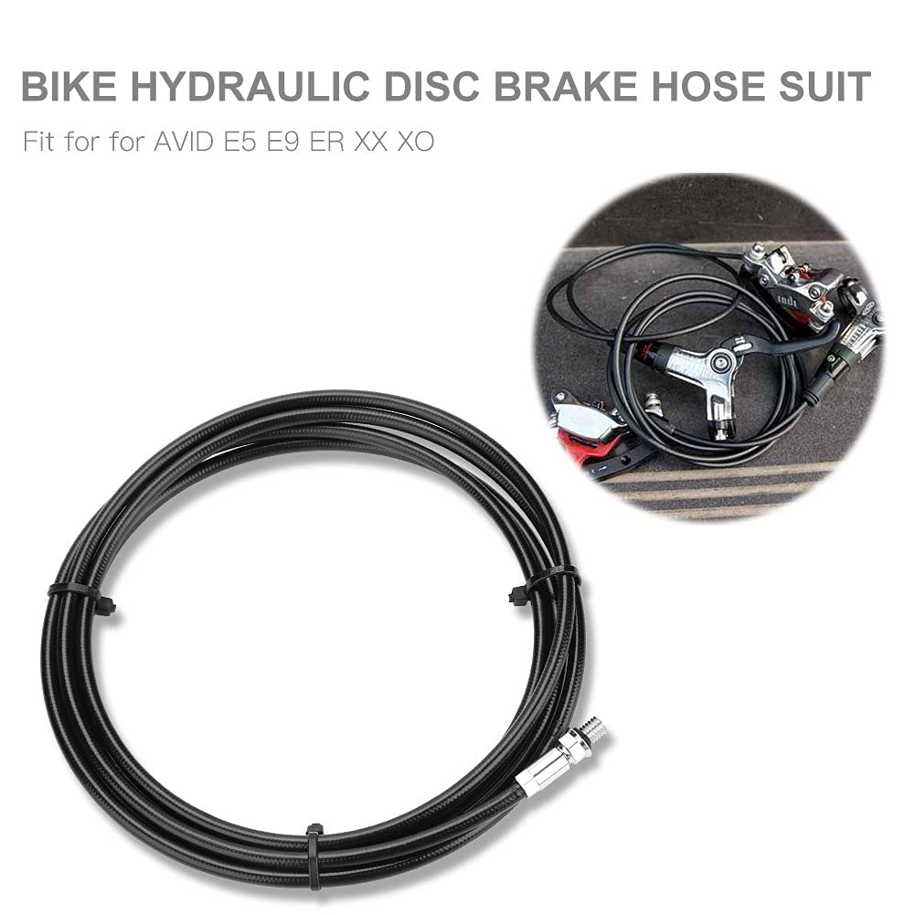 Tubo Olio Freno, Set Completo 2m con Oliva per Sistemi Idraulici Freno a Disco for Bicicletta Strada Urbana e MTB