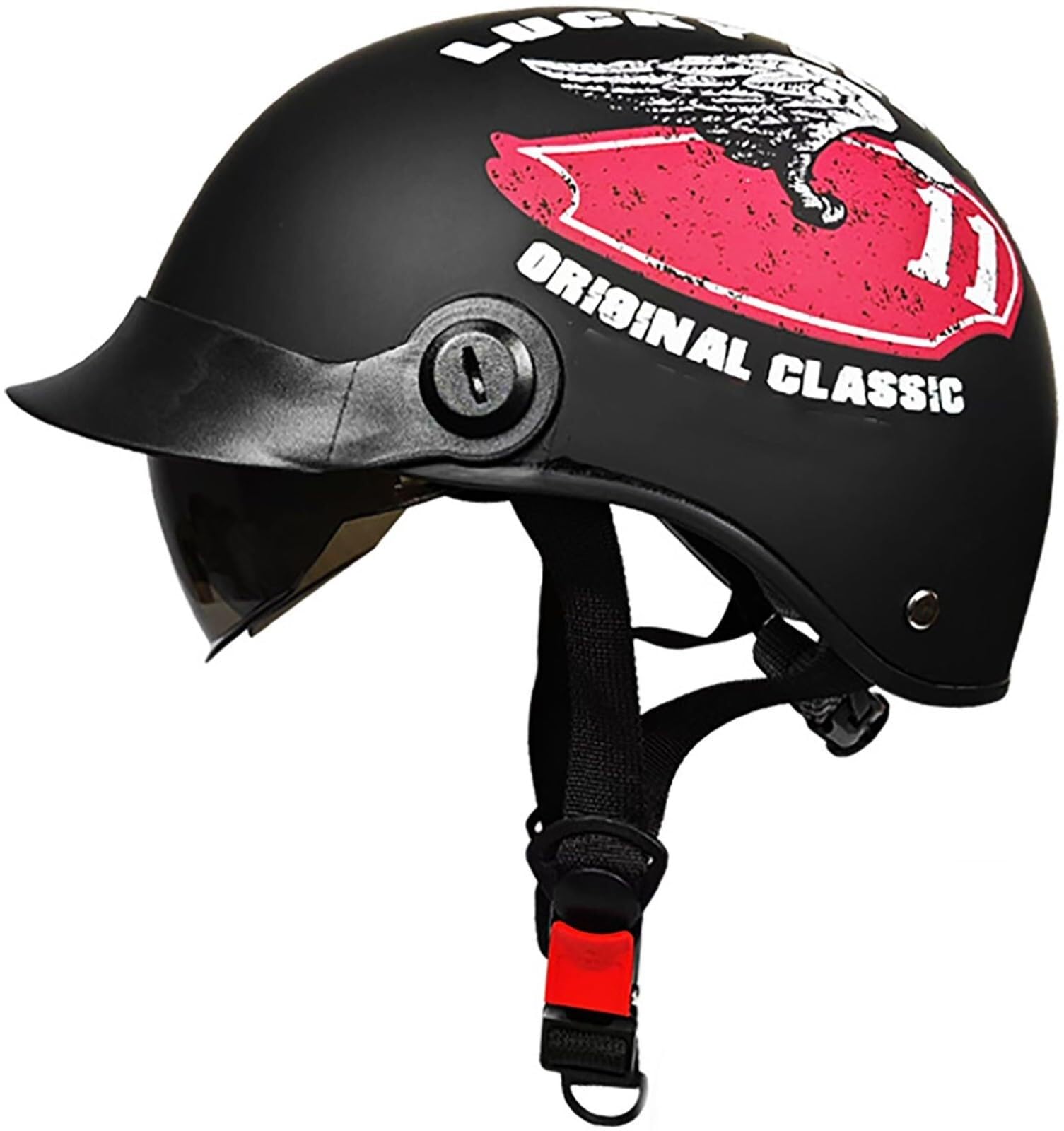 Casque scooter homme femme rétro et demi-casque vélo bol