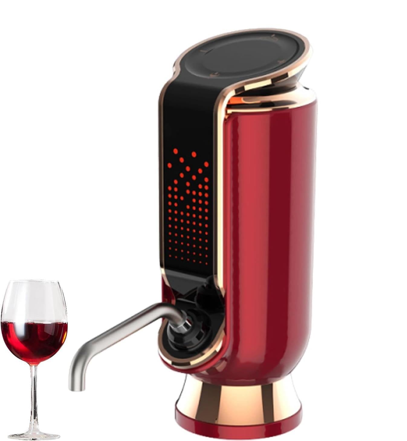 Aireador y conservador de vino eléctrico, bomba dispensadora de vino