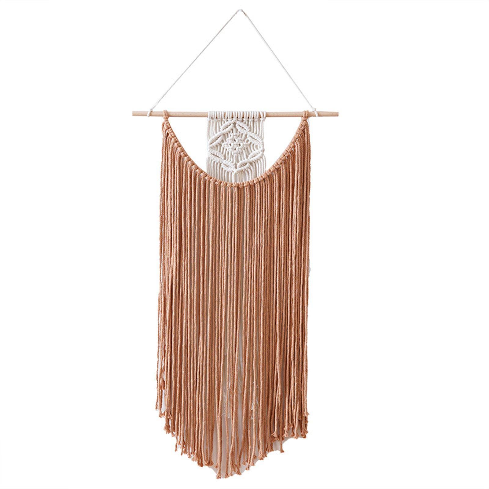 Jazuaiao Handwoven Tapestry Art Decorative Cotton Ornament for Indoor Front Door Decor Housewarming Present Decor Hanging Tapestry