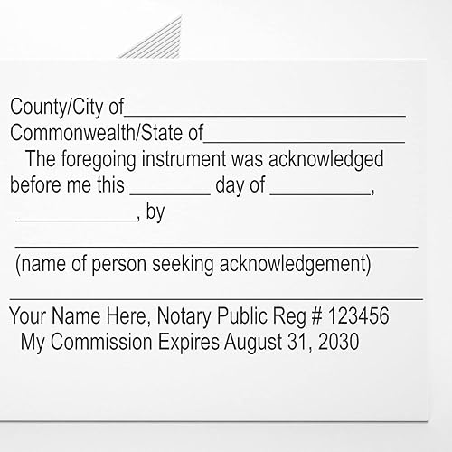 Sello de reconocimiento de autoentintado personalizado, sello de reconocimiento de notario personalizado, notario de autoentintado, impresiones de