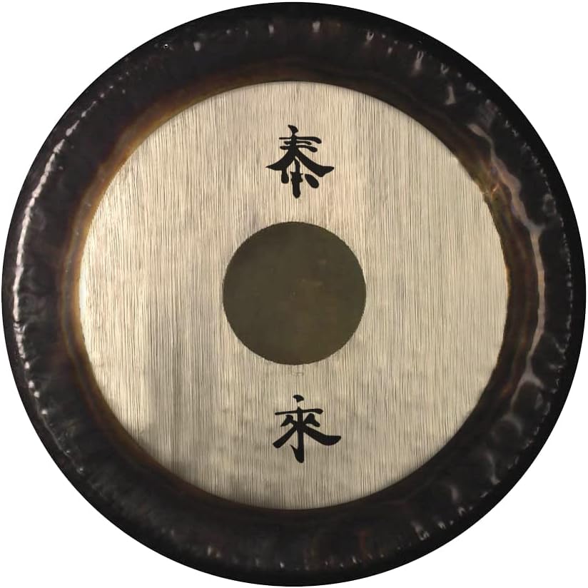 Paiste - Gongs sinfónicos (símbolo Tai Loi), incluye cuerda para colgar, auténtica, hermoso lavado, sonido calmante, ideal para curación de sonido,