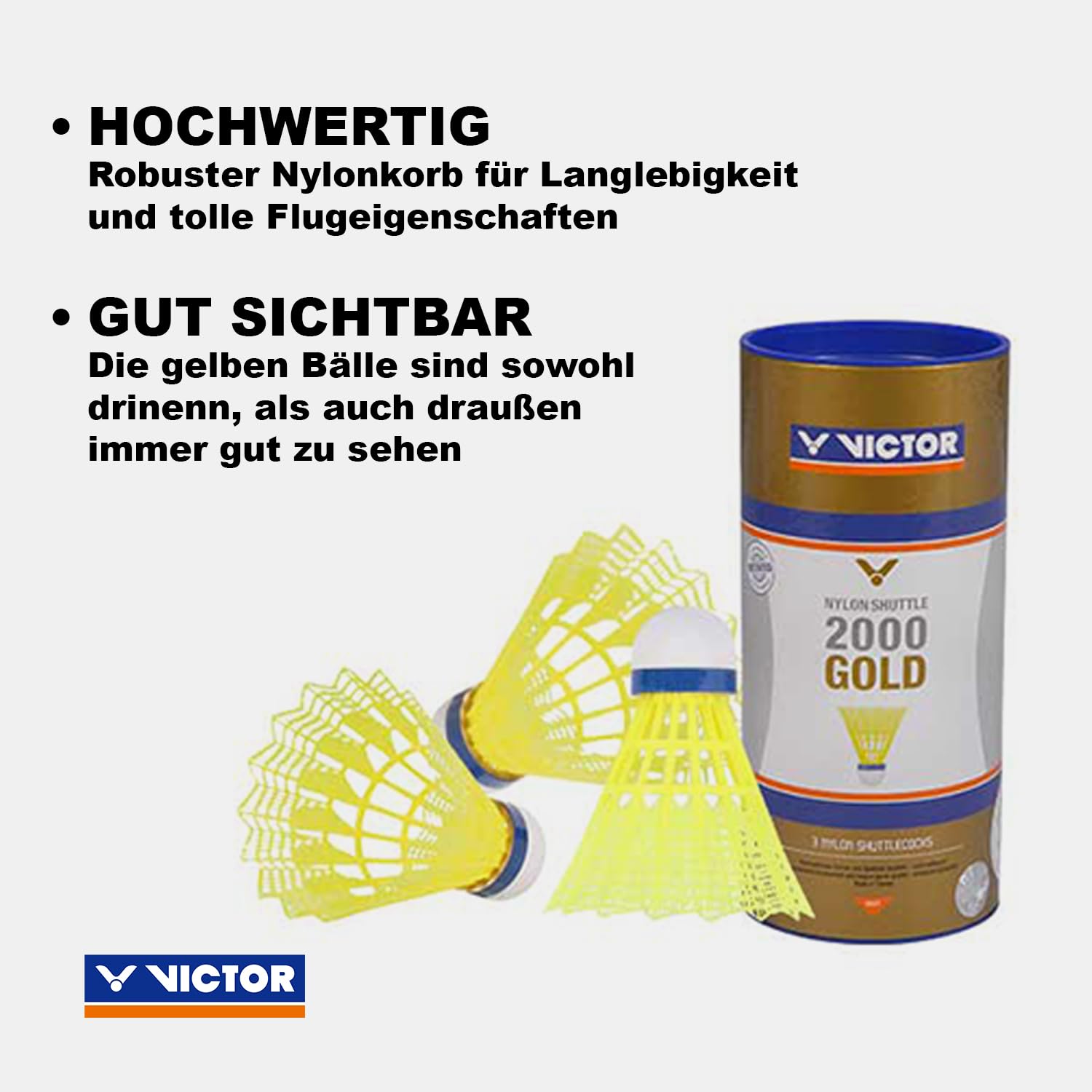 Badminton Set – 2 Badmintonrackets inkl. Hülle & 3er Dose Bälle | Badminton Sets für Garten, Freizeit & Outdoor | Anfänger & Hobbyspieler (Wavetec Magan 5, Shuttle 2000 Medium)