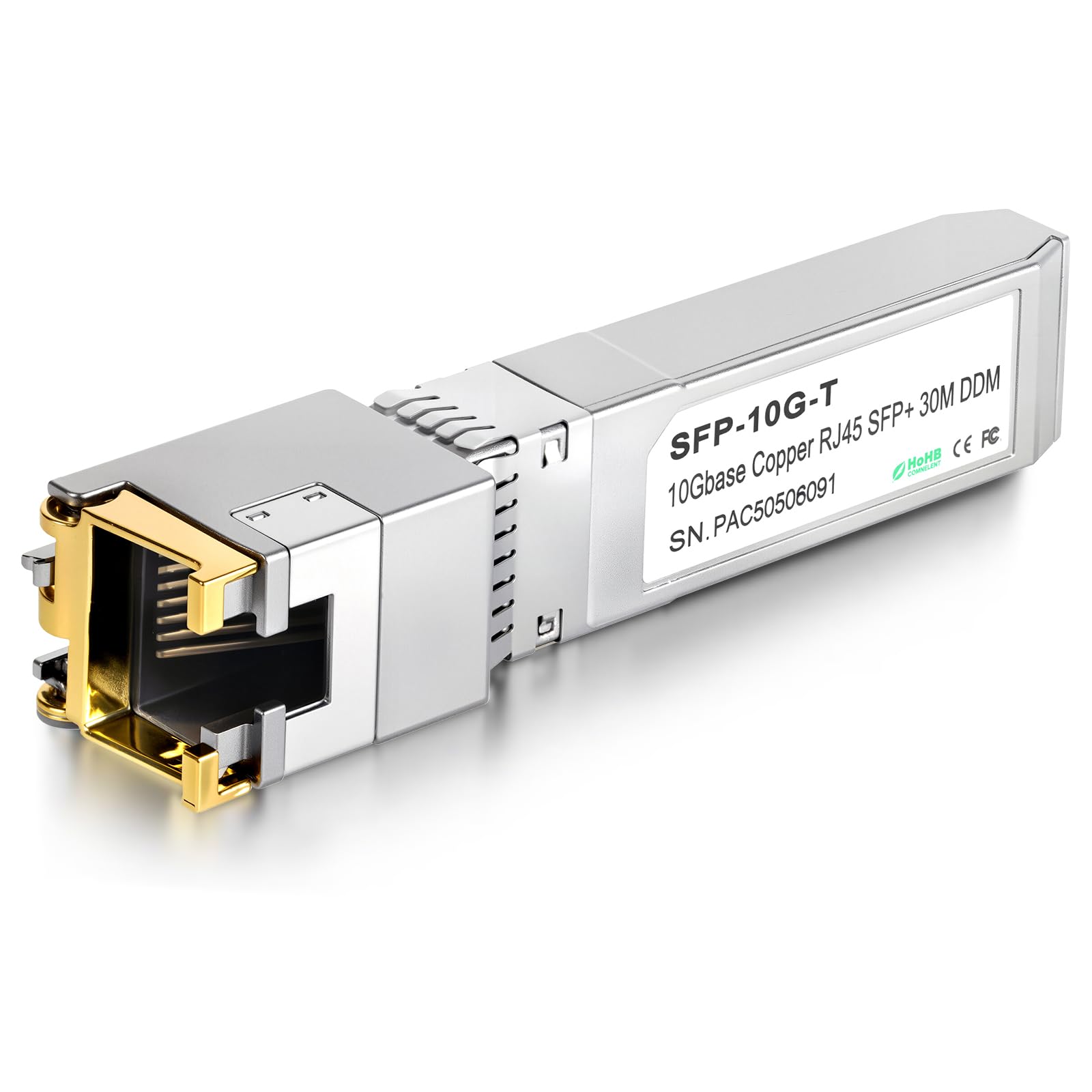 OFFCUP 10GBase-T SFP+ Transceiver, 10Gb Kupfer SFP+ Modul, Cat.6a/7, bis zu 30m, Kompatibel mit Cisco SFP-10G-T-S, Ubiquiti UF-RJ45-10G MikroTik S+RJ10 Netgear TP-Link Supermicro Supermicro D-Link