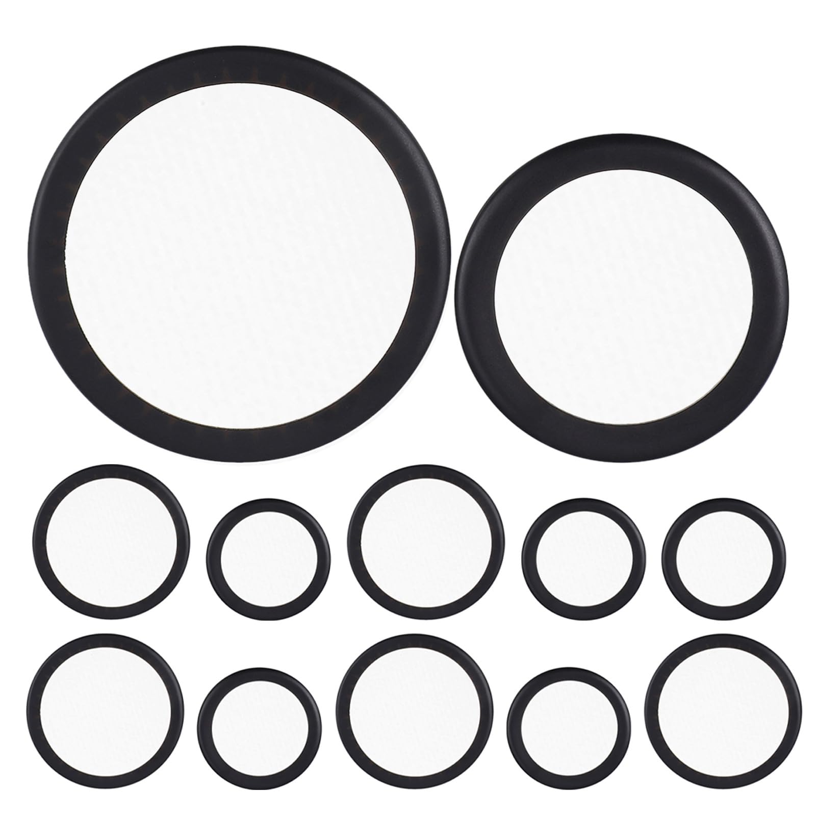 SHINEOFI 12 Piezas Membrana para Estetoscopio para Adultos y Pediátrico Compatibilidad Amplia y Material Pvc Adecuado para Clínica y Hospital