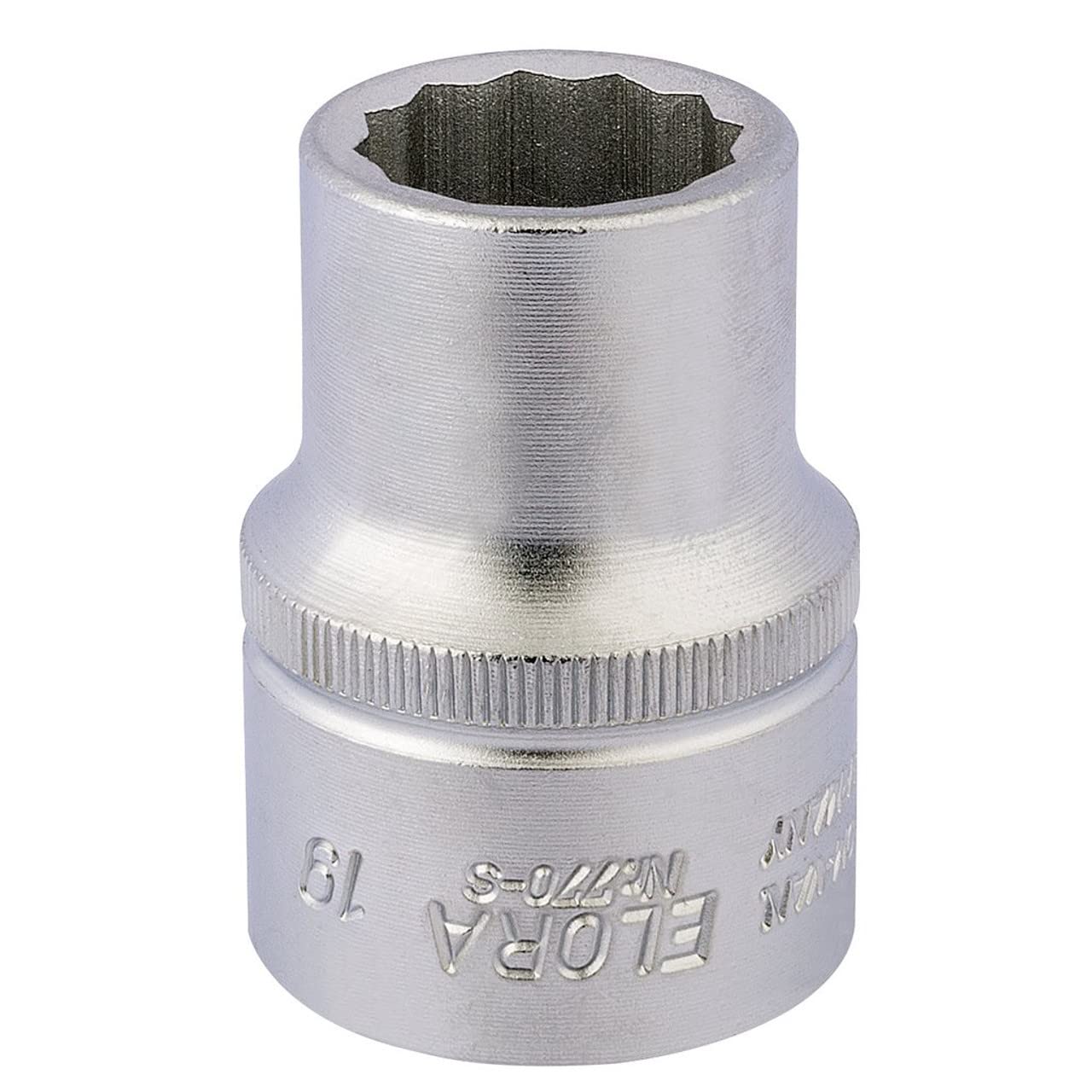 Draper 00682 Elora Bi-Hexagon Socket 3/4"" Sq Dr 19mm