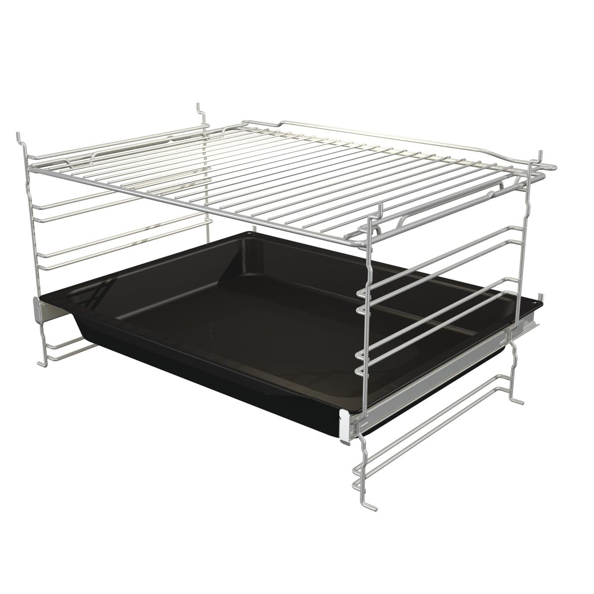Gorenje Einbauherd-Set Heißluft 77L Glaskeramik-Kochfeld Inox ExtraSteam GentleClose EcoClean AirFry PizzaMode PerfectGrill Teleskopauszüge