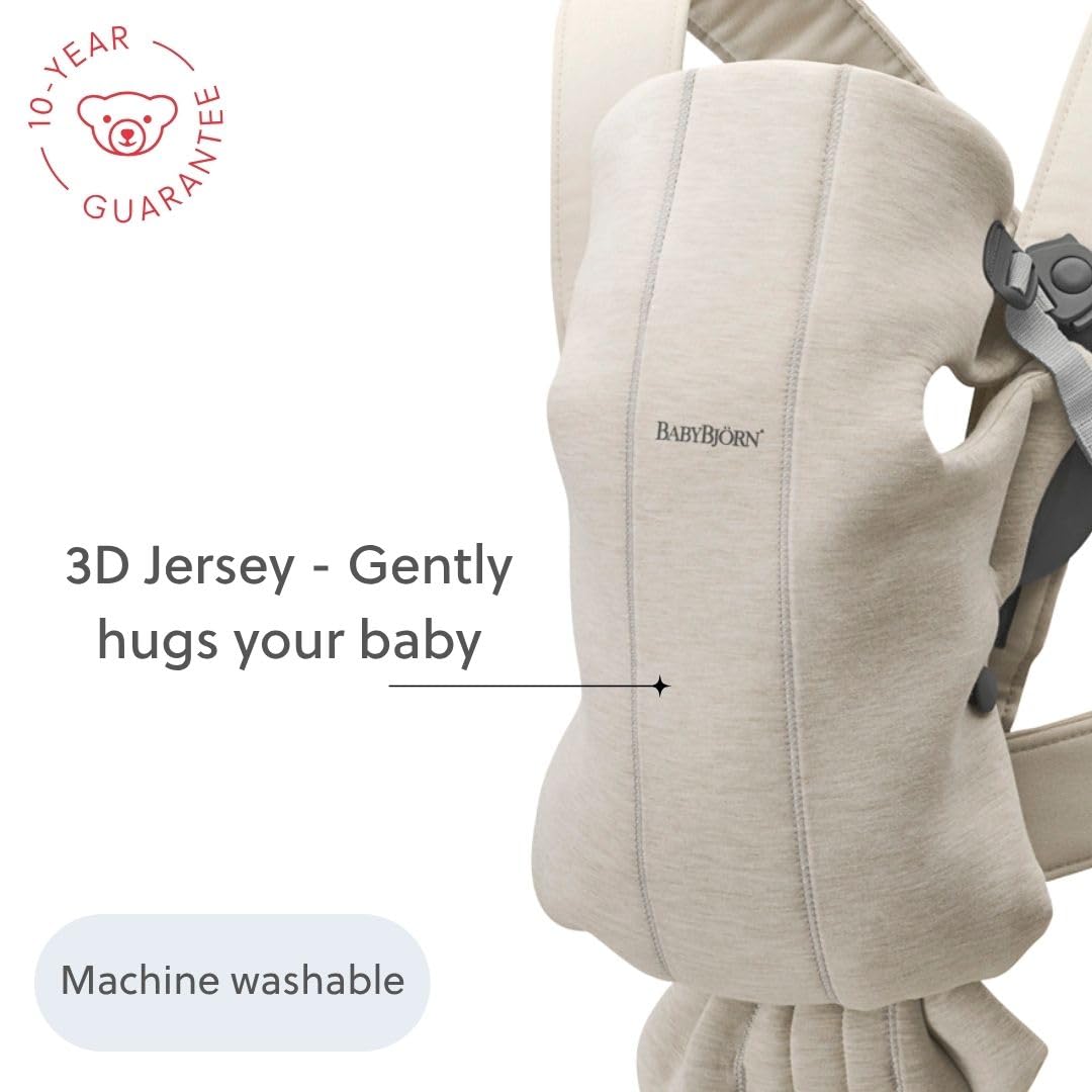 Amazon.com: BabyBjörn Baby Carrier Mini, Light Beige, 3D Jersey