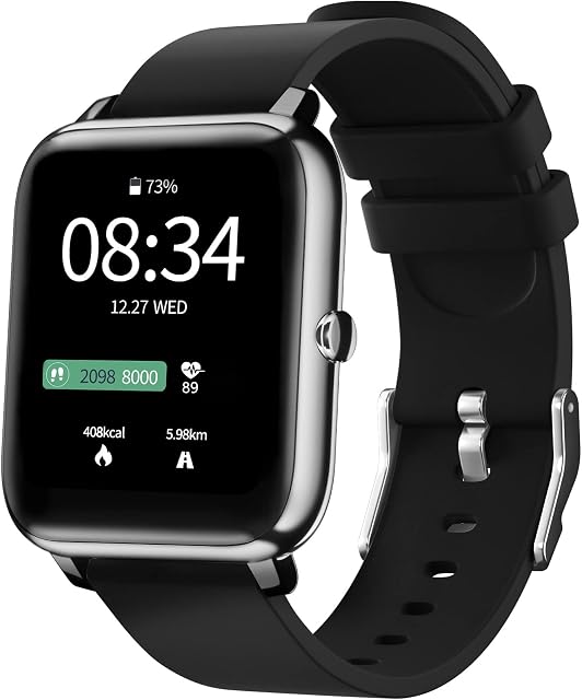 Smart Watch, IDEALROYAL Fitness Tracker with Heart Rate Monitor , Sleep Monitor ,1.4" Touch Screen,Waterproof Smartwatch Bluetooth Camera Control Fitness Watch for Man Woman Android iOS