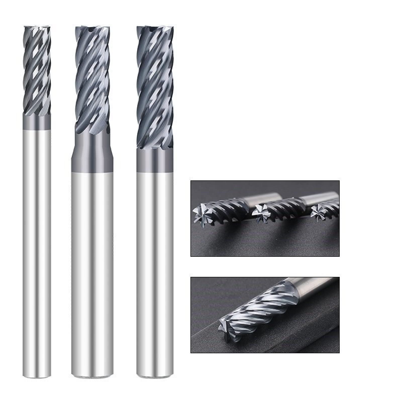 6 flet frez z węglika metalowego TiAIN powlekany frez CNC HRC55 narzędzia do frezowania CNC, 8x35x100x8D