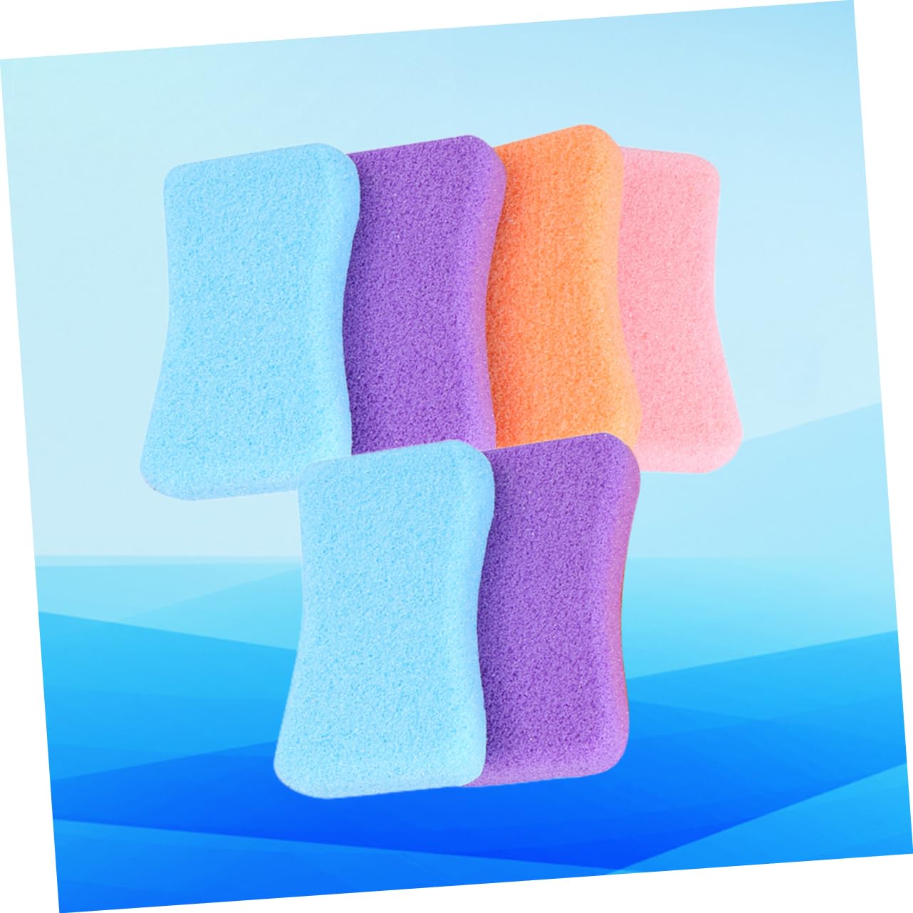 FRCOLOR 12piezas Exfoliating Rubbing Stone Para Pies Herramienta De Pedicura Para Eliminar Durezas y Piel Muerta Aleatorios