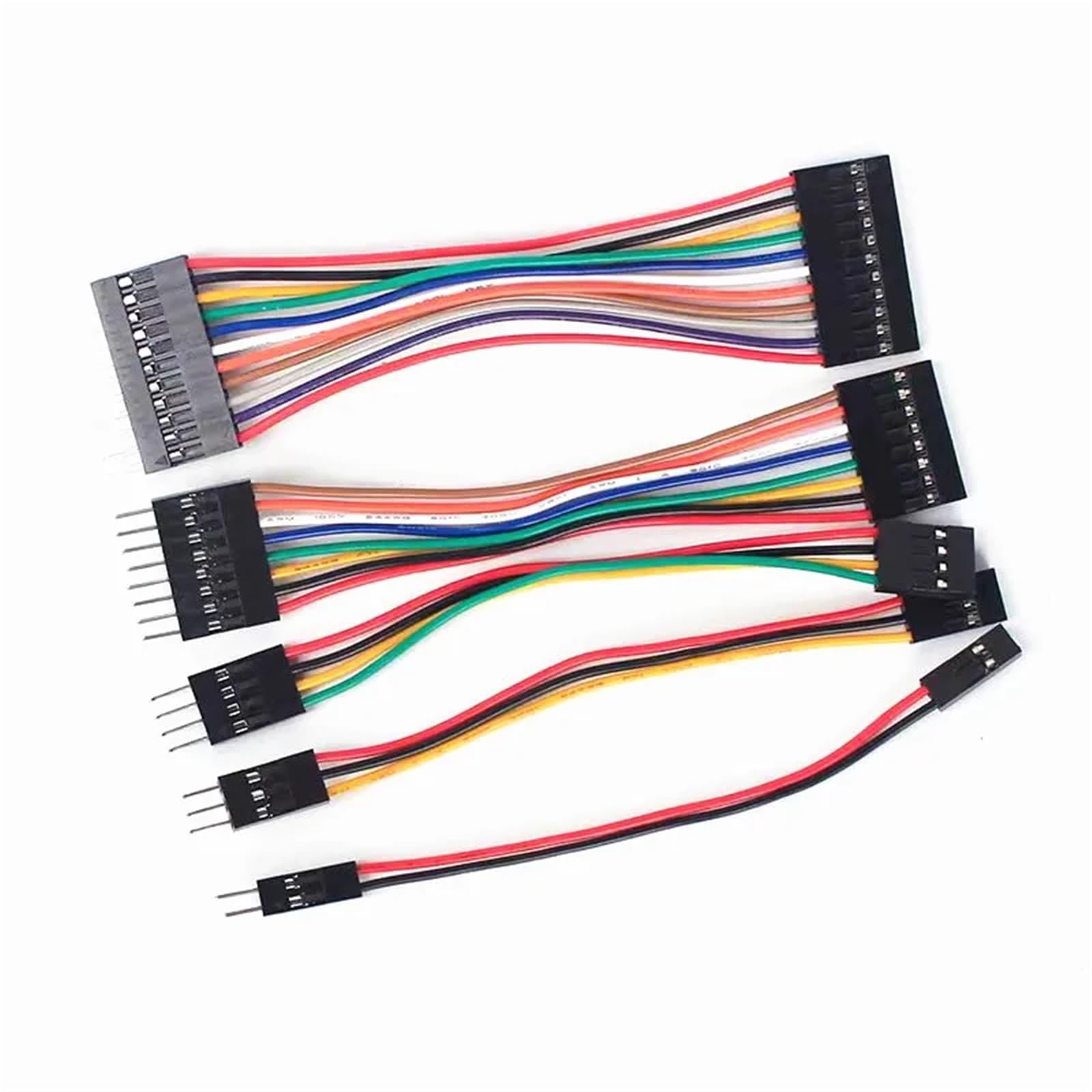 Cavo breadboard passo 2,54 mm da 10 pezzi for pin linea maschio femmina filo jumper fai da te elettronico(Fe to Fe,LENGTH 5CM_1PIN 10PCS)