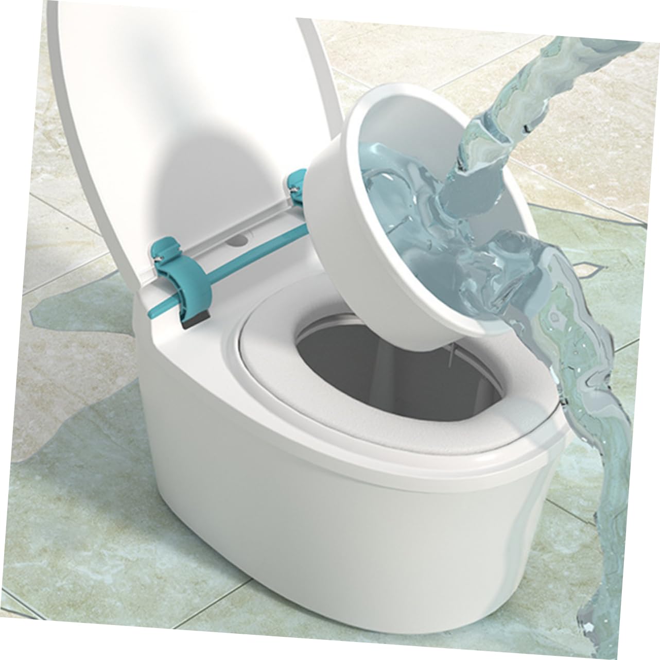 Toilettensitz für Kleinkinder Tragbares Töpfchen aus Toilettentrainer mit Weichem Sitz und Herausnehmbarem Einsatz für Jungen und Mädchen