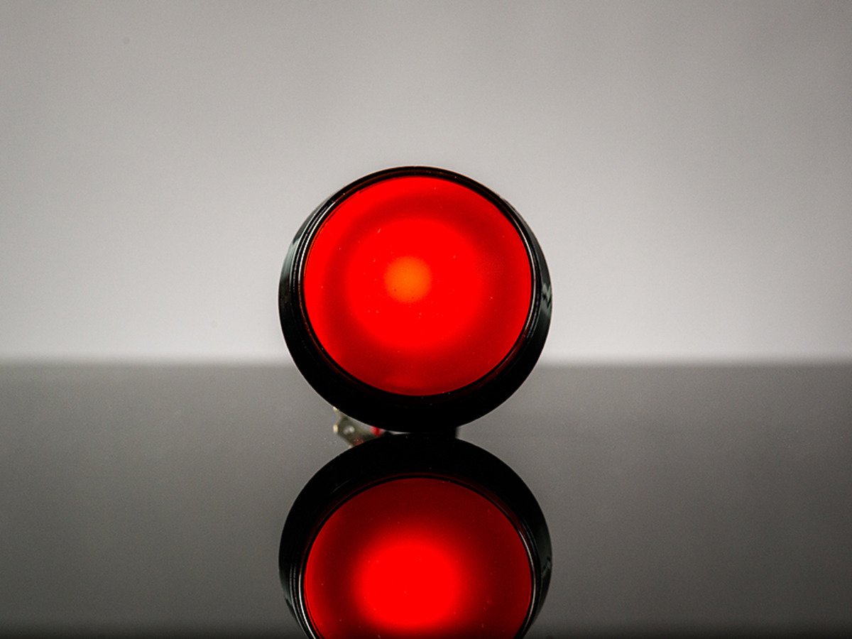 Adafruit Large Arcade Button with LED - 60mm Red [ADA1190]