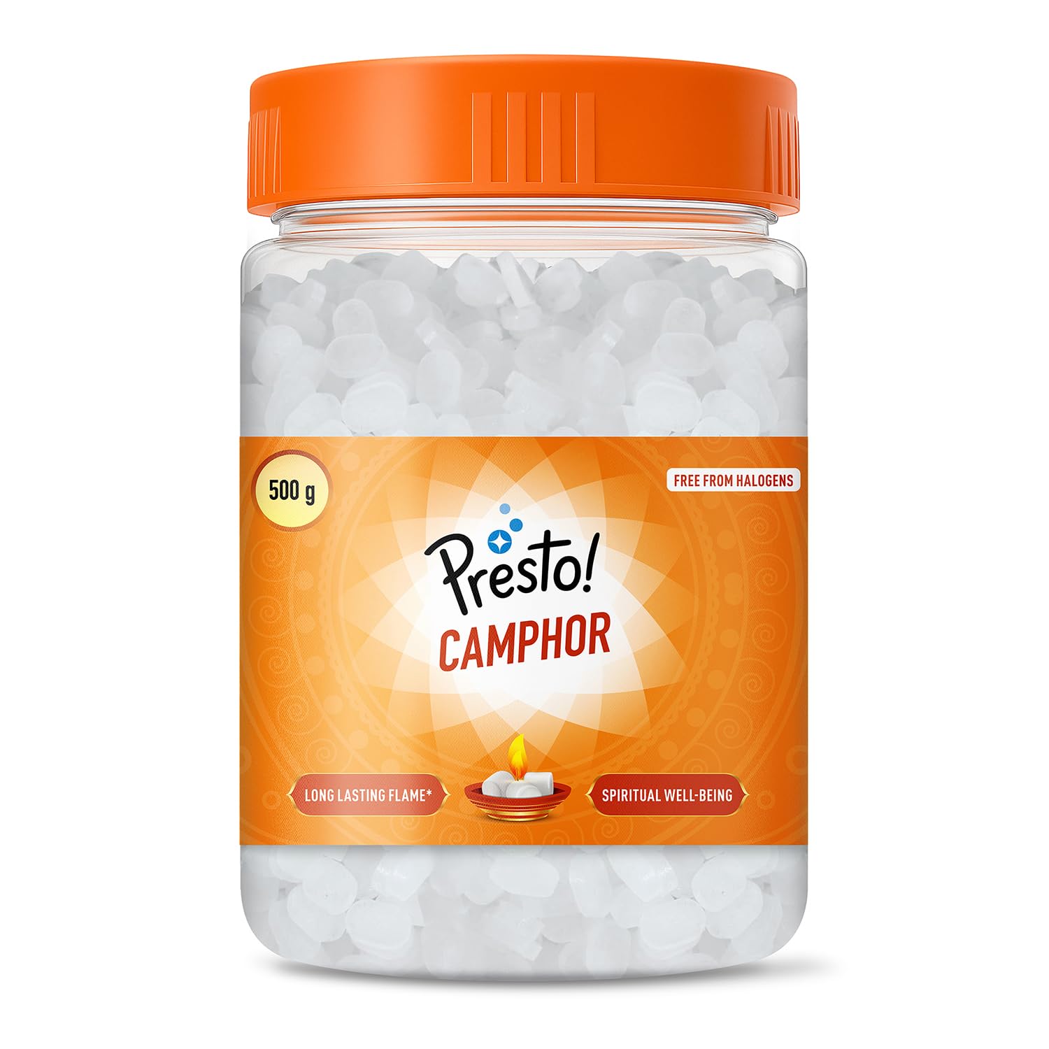 Amazon Brand - Presto! Camphor Tablet | Small |500g Jar | For Puja-image-44