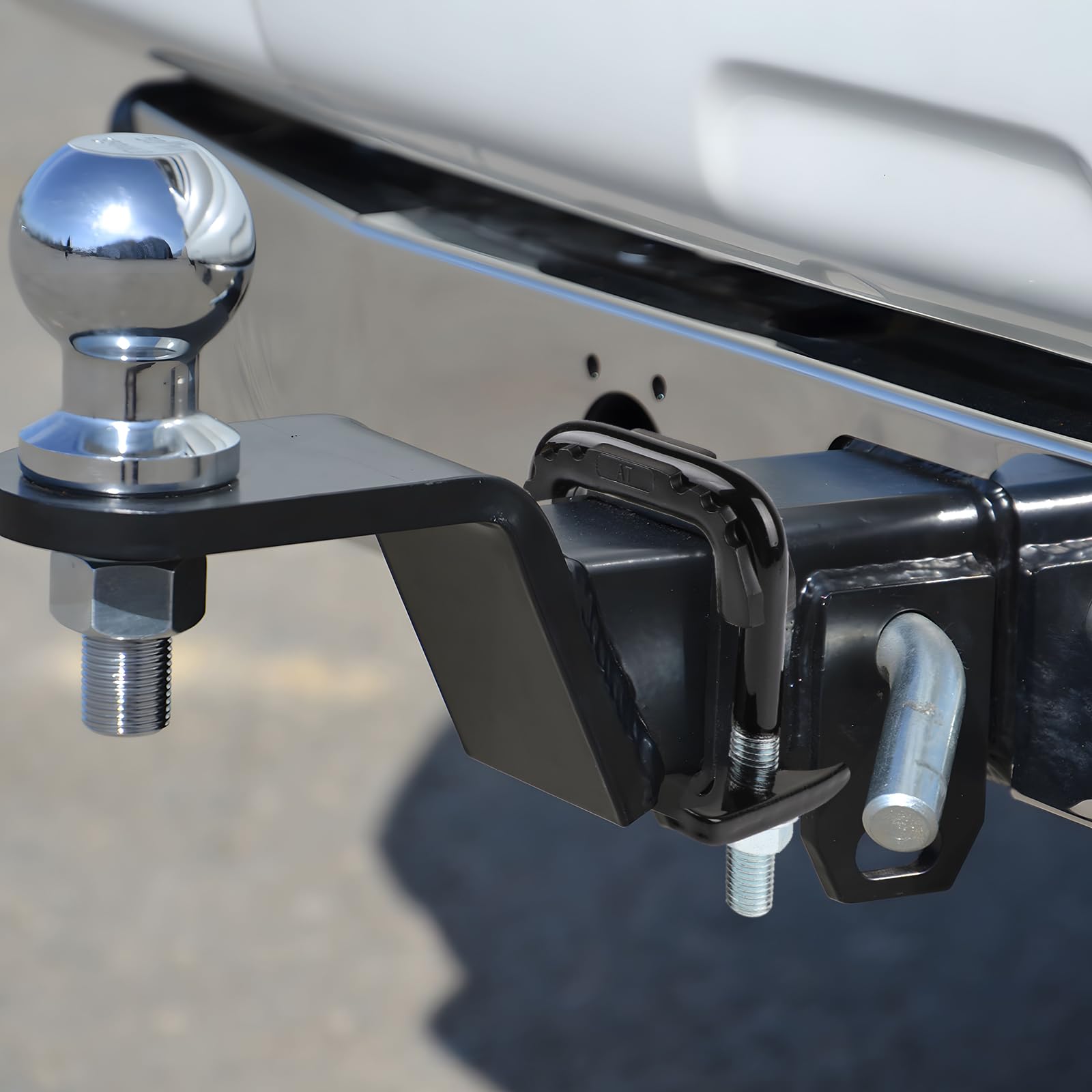 lalago Ressort de sécurité pour attelage, stabilisateur Anti-Vibrations pour attelages de 3,2 cm et 5,1 cm. Réduit Les mouvements des Porte-vélos et Porte-Bagages, Verrouillage Haute Performance