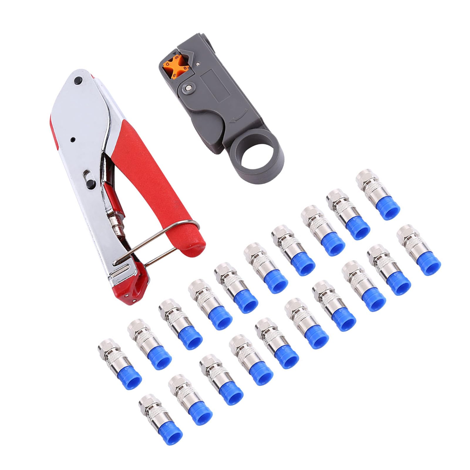 Coaxial Cable Wire St RG6 RG59 Compression F Connector Wire C Pliers Tool Wire StripperWire St PliersF ConnectorC PliersF Connector Tool Tool Works Seamlessly with Favorite