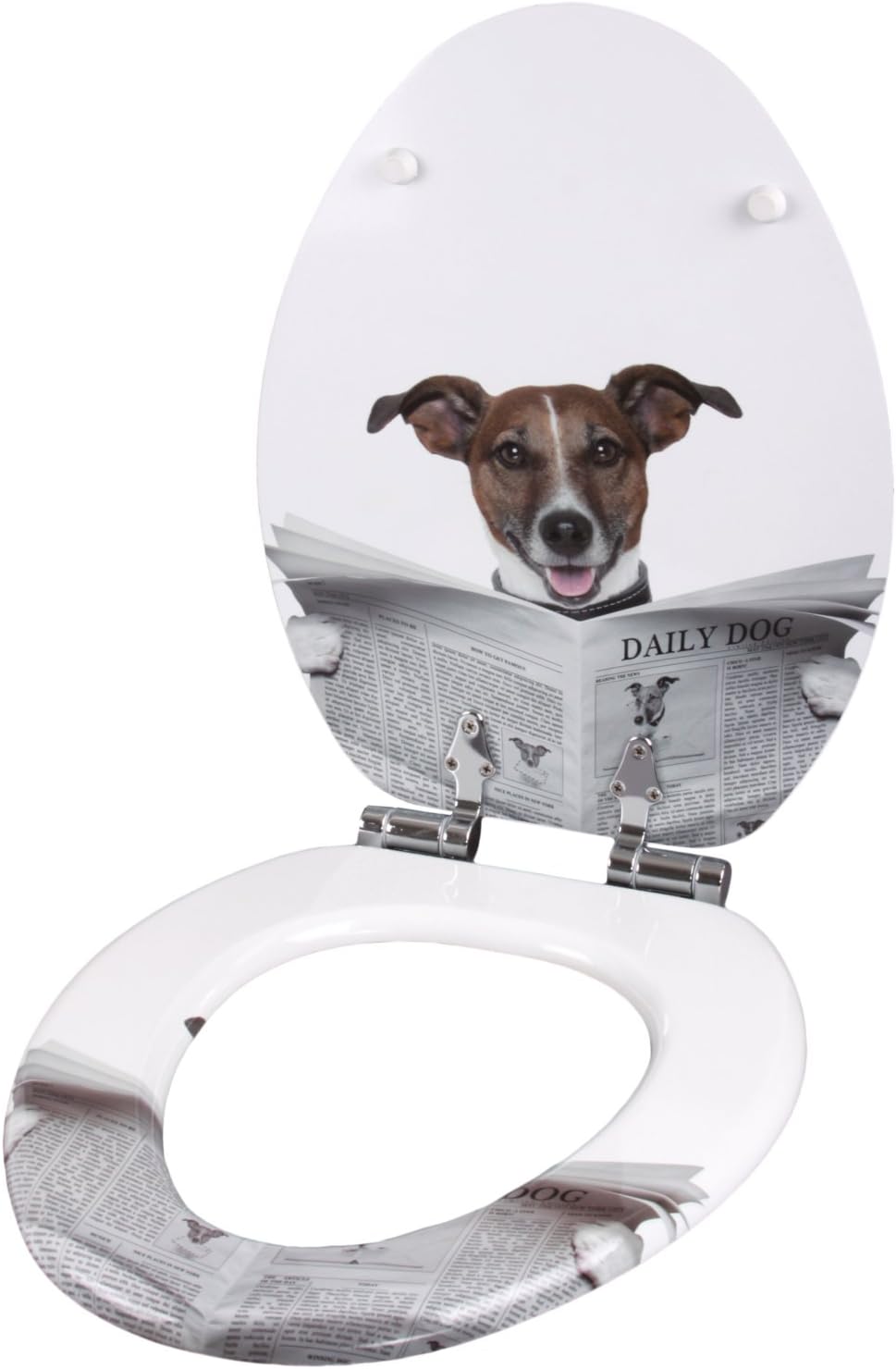 Buy 2 get 3 Sanilo Elongated Toilet Seat, Wide Choice of Slow Close Toilet Seats, Molded Wood, Strong Hinges (Newspaper) Hottest Sale Sanilo Elongated Toilet Seat, Wide Choice of Slow Close Toilet Seats, Molded Wood, Strong Hinges (Newspaper)