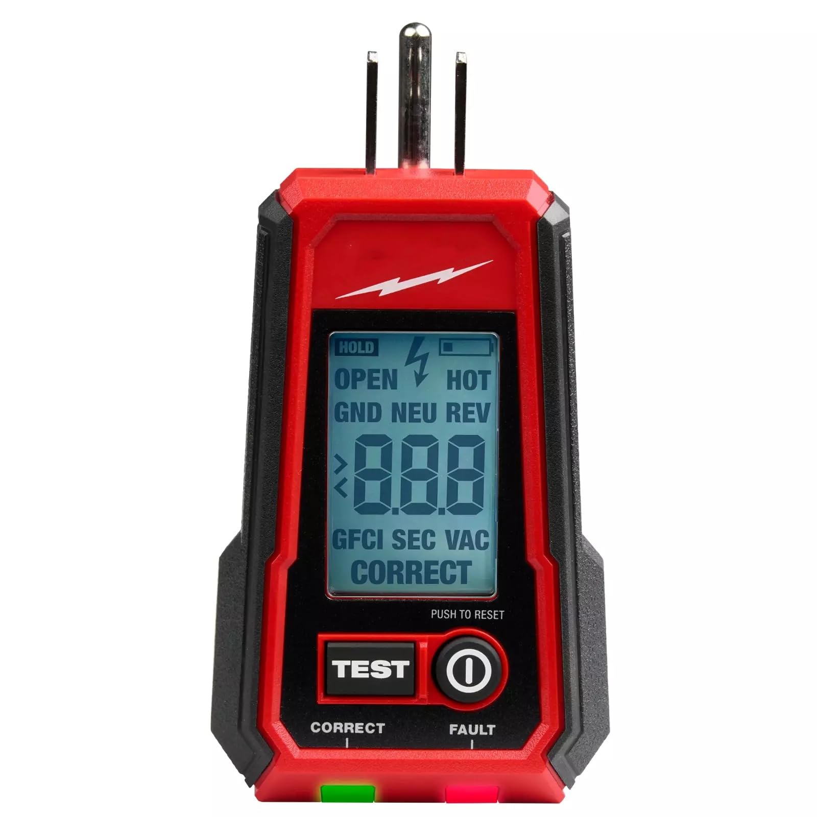 2224-20 for Milwaukee Digital GFCI Receptacle Tester