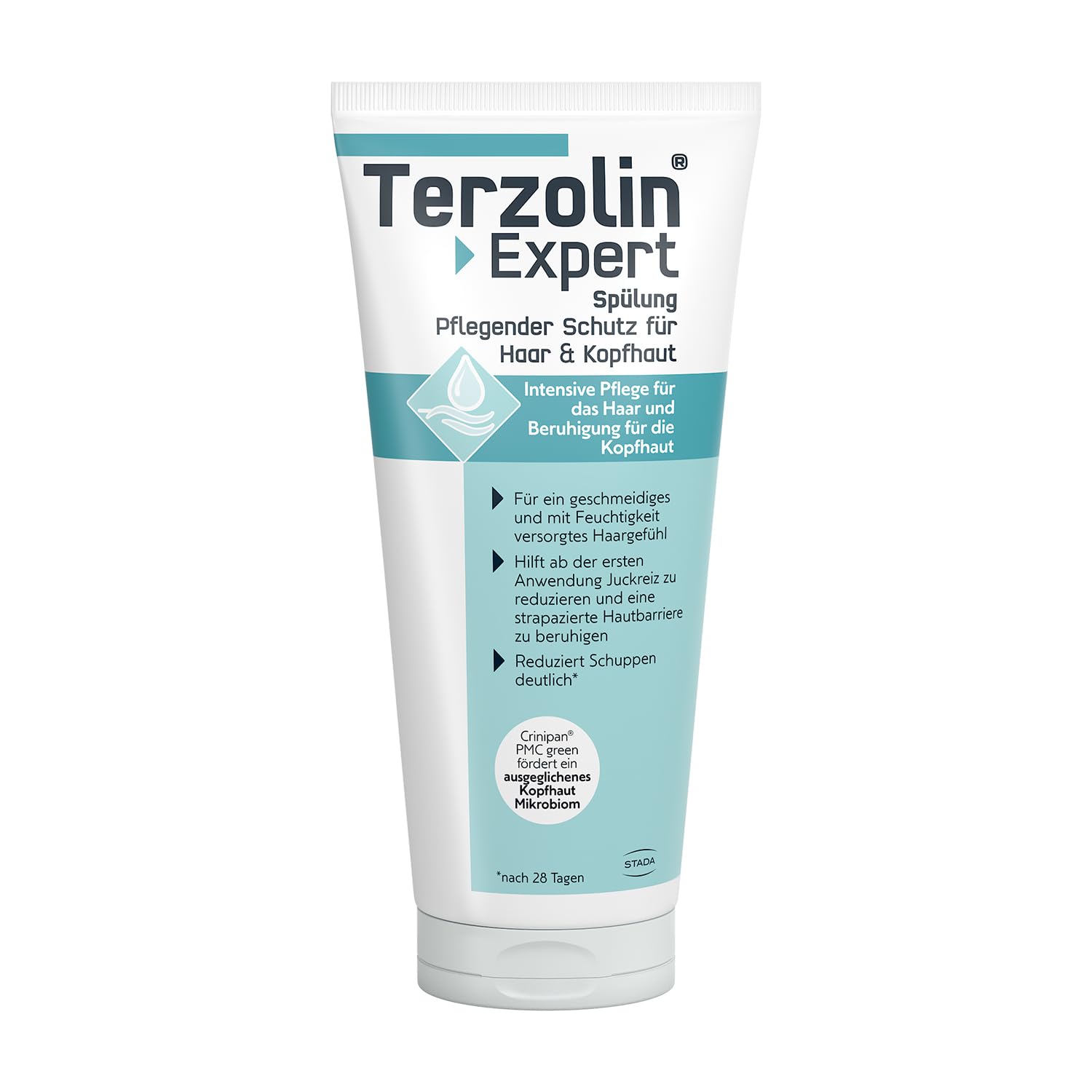 Terzolin Expert Spülung für Haare & Kopfhaut - Pflegender Schutz & Intensiv-Pflege gegen Schuppen, Beruhigt Irritationen, für strapazierte Hautbarriere, 200 ml, zur täglichen Anwendung
