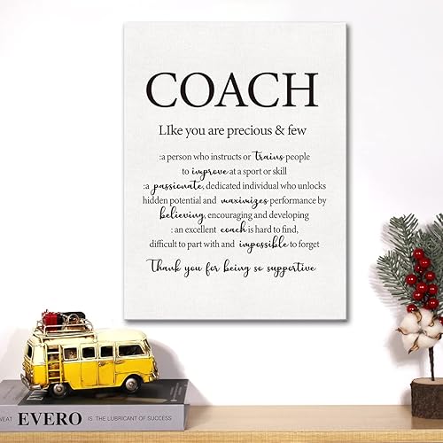 Miniatura 4 de Lienzo inspirador para pared, lienzo de agradecimiento al entrenador, pintura de agradecimiento para el entrenador, decoración de pared en casa,