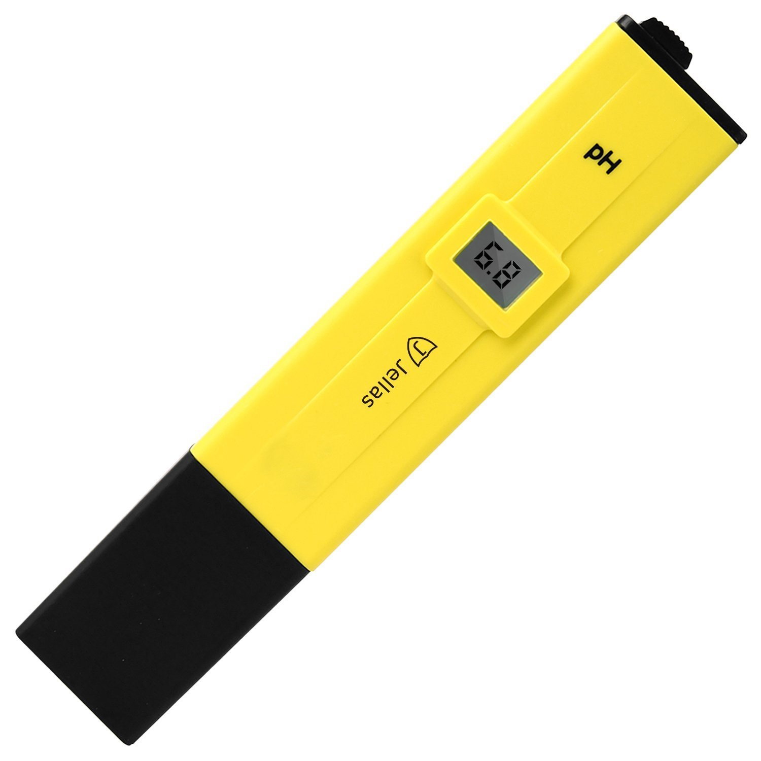 Cpixen Pocket Size pH Meter, Mini Water Quality Tester, pH 0-14.0 Measuring Range, 0.1pH Resolution (Yellow)