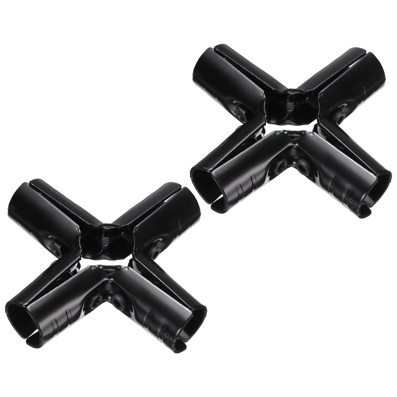 Collier de serrage 5 voies en acier noir pour tube de 28 mm