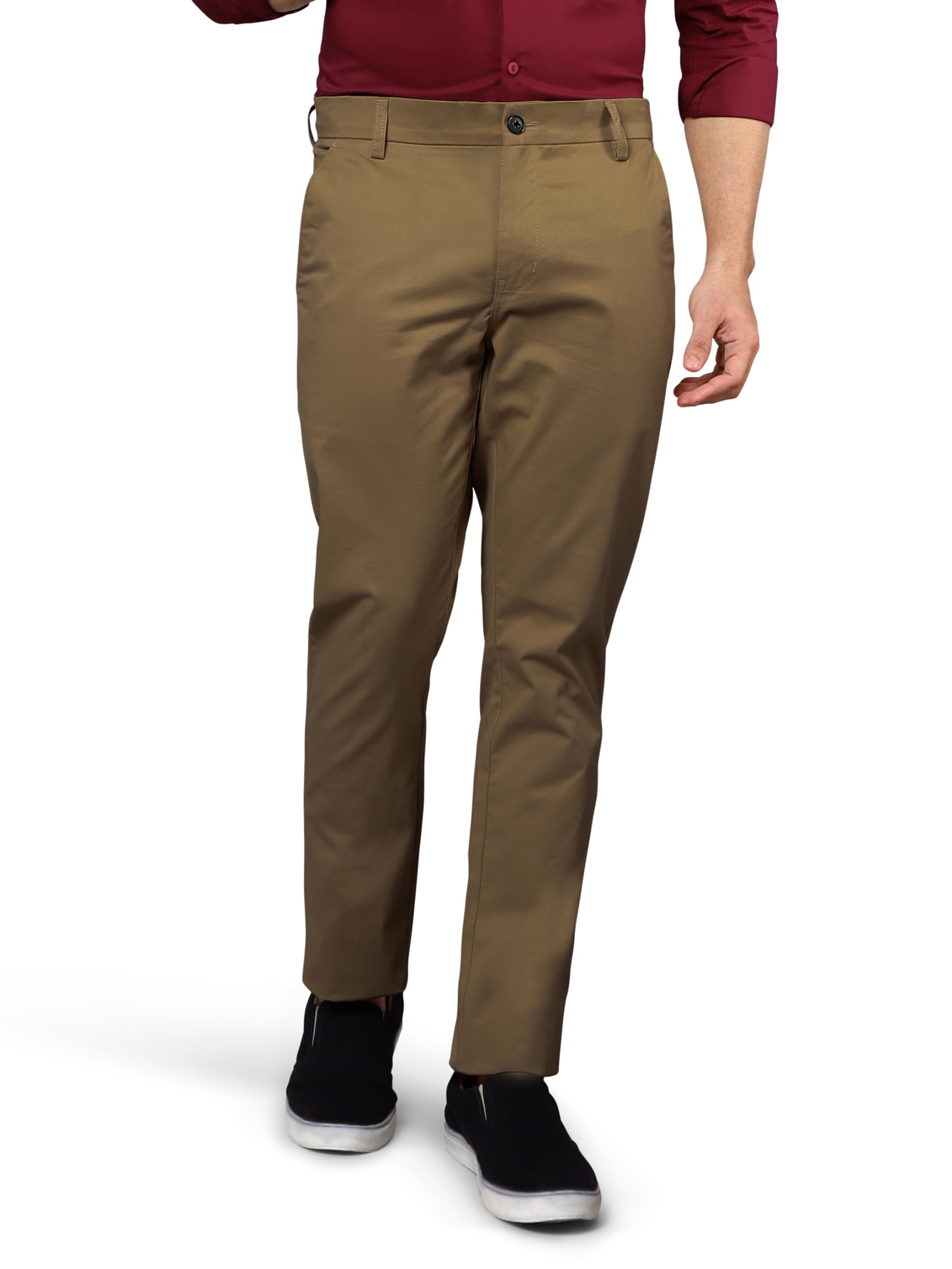 beyoung Cotton Lycra Classic Fit Chino Pants for Men | Casual Pants | Stretchable Chinos | Slant Pockets | Chino Trousers-picture-51