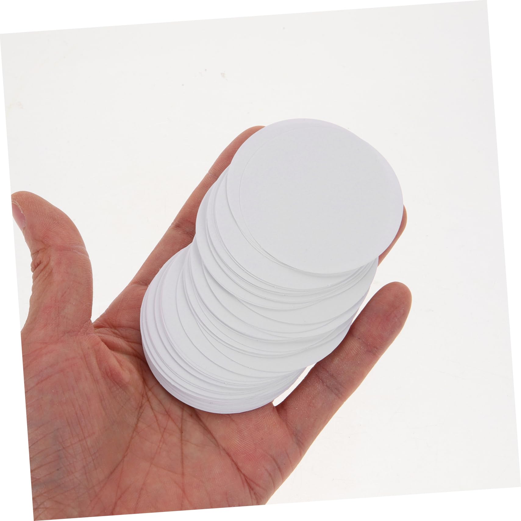 ARTIBETTER 1set Round Blank Printable Papers for Craft Making DIY Graffiti Badge Suitable for Marker Watercolor Gel Oil Pens Round Shape for Creative Projects 100sheets