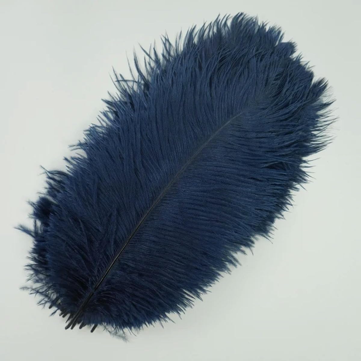 10 Stück/Lot farbige Straußenfedern zum Basteln, Schwarz, Mint, Rosa, Rot, Gold, Federn, Dekor, DIY, Urlaub, Karneval, Dekoration, Marineblau, 35–40 cm, 14–16 Zoll