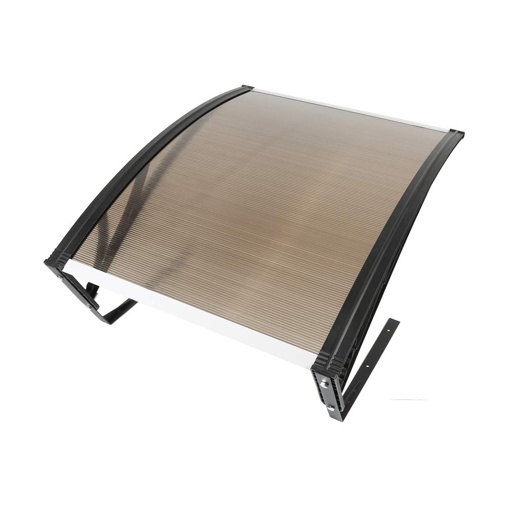 Garage per tosaerba robot da prato, con tetto rigido, 100 x 78 x 50 cm, per giardino, resistente alle intemperie e protezione UV,con piedini in metallo, anti-sole, facile da installare (marrone)