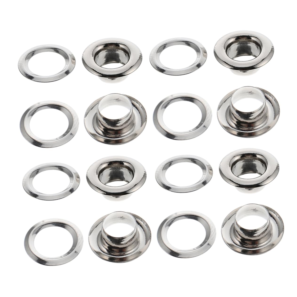 Cabilock Curtain Grommets 100pcs Eyelet Rings Grommets for Curtains Thick Material Fabric Eyelets Easy to Install Brass Quality