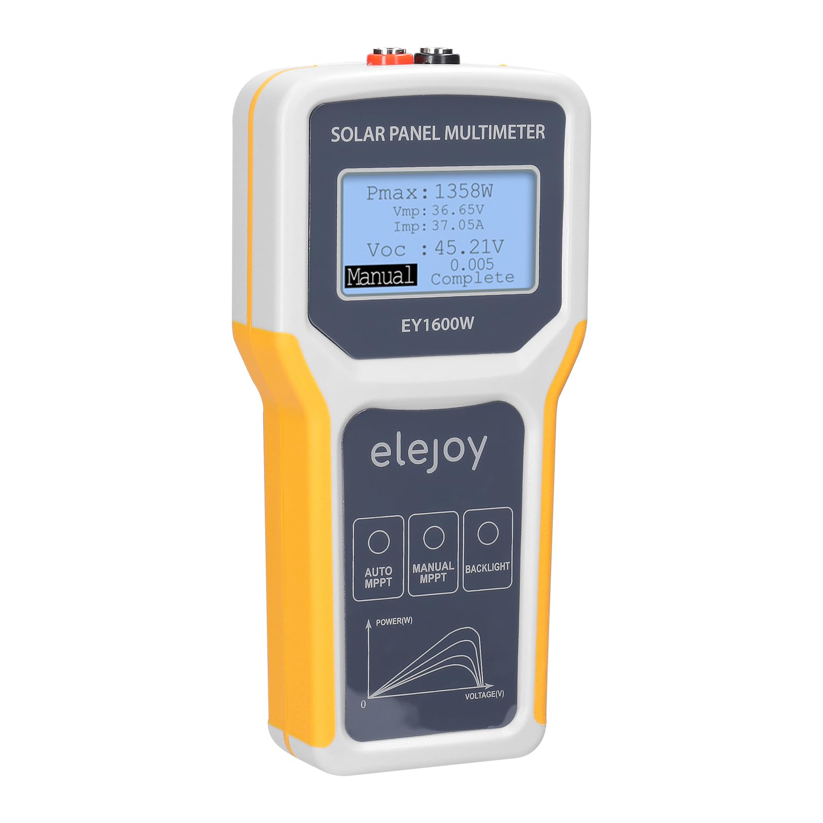HUIOP 1600 W Multimetr do panelu fotowoltaicznego Tester MPPT do panelu słonecznego Urządzenie do testowania napięcia w obwodzie otwartym maksymalne napięcie punktu mocy Miernik testowy