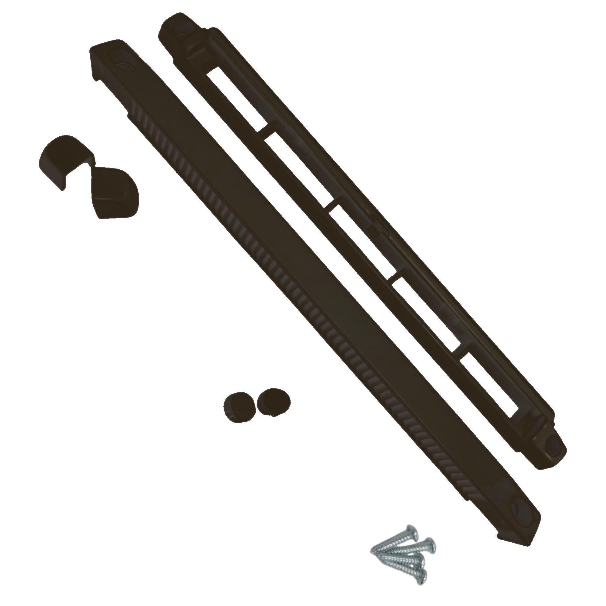 Merriway BH05604 Windows And Door Fully Adjustable Trickle Vent 400mm (16 Inch) - Brown