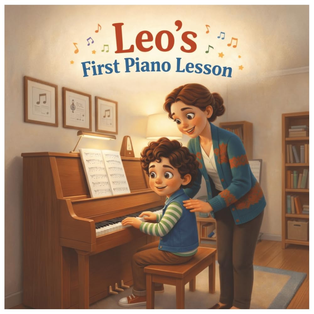 Leo’s First Piano Lesson: Leo’s First Piano Lesson: A Little Music Maker Adventure Story