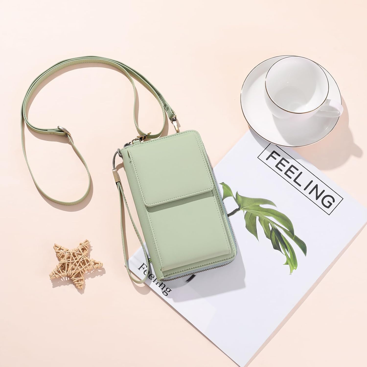 SENDEFN Small Crossbody Cell Phone Purse for Women Leather Cellphone Bags Wallet Purses with Multi Card Slots - Image 3