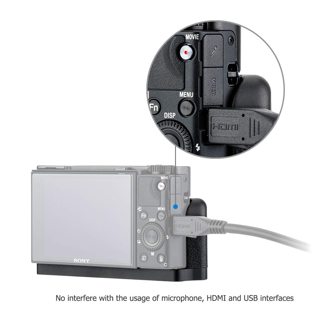 Amazon.com : Dedicated Metal Hand Grip L Bracket for Sony RX100