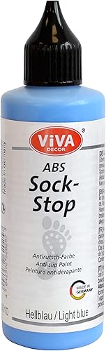 Miniatura 40 de Viva Decor ABS Sock Stop (2.77 onzas líquidas, negro) – Pintura de tela para calcetines antideslizantes, tapetes de baño y más – sin látex, a base